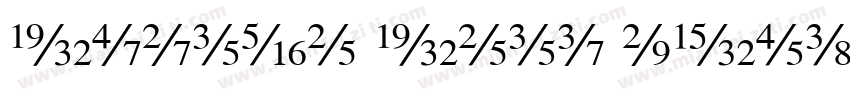 Source Seri fIta字体转换